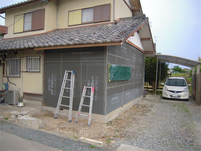 減築後の建物