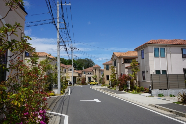 浜松市の新興住宅地