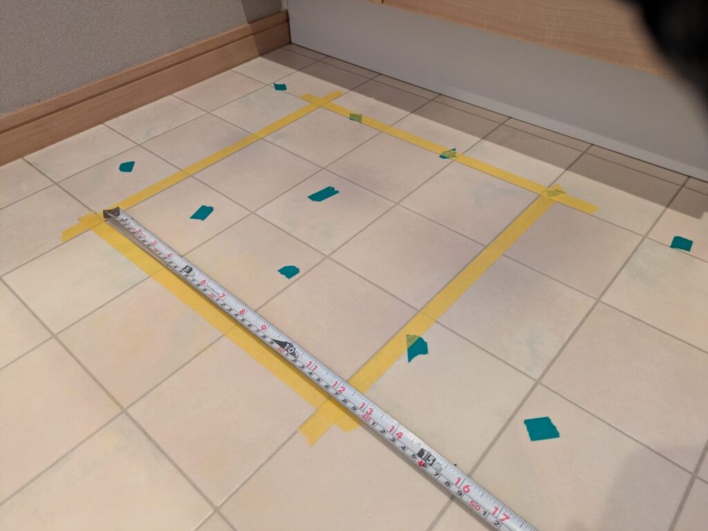 床の計測