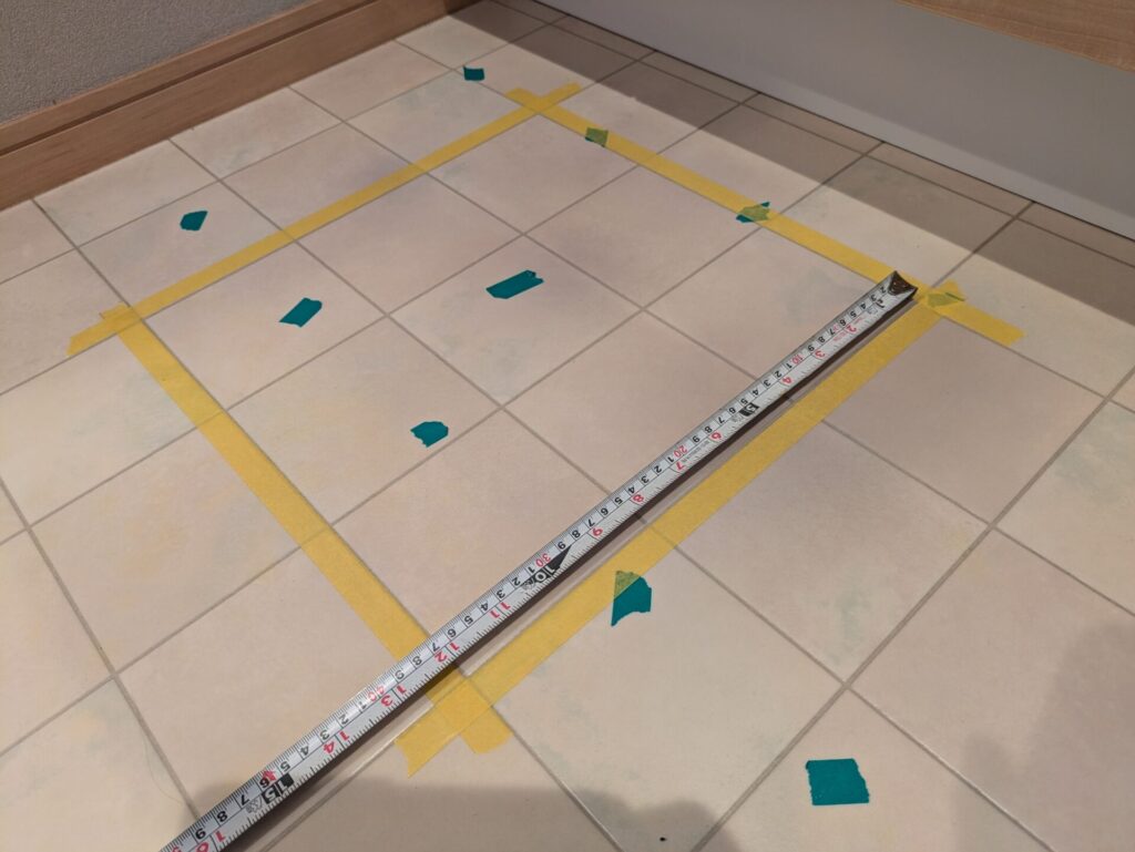 床鳴り箇所の印付け