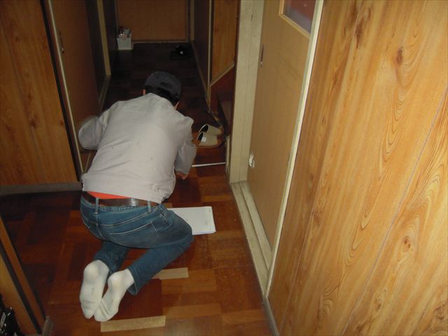 施工箇所の計測