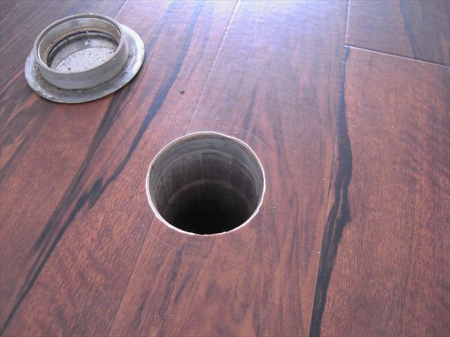 床の掃除口
