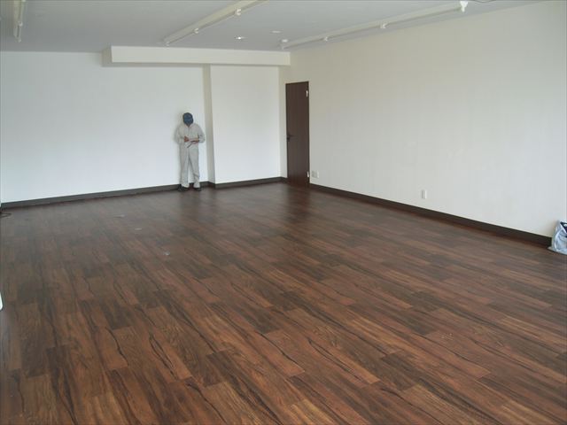 職人による床現地調査