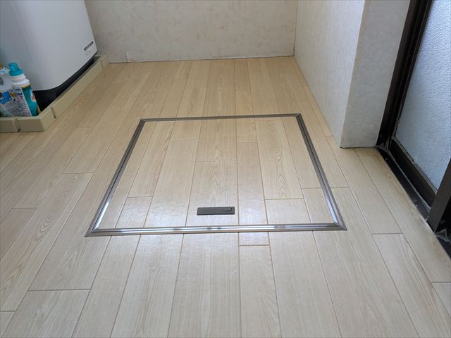 床下点検口新設工事完工