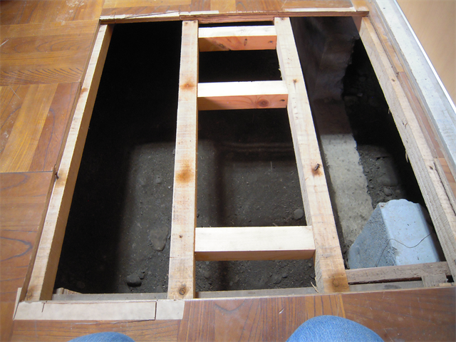 根太の補強完了