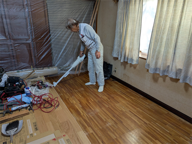 フローリングの掃除