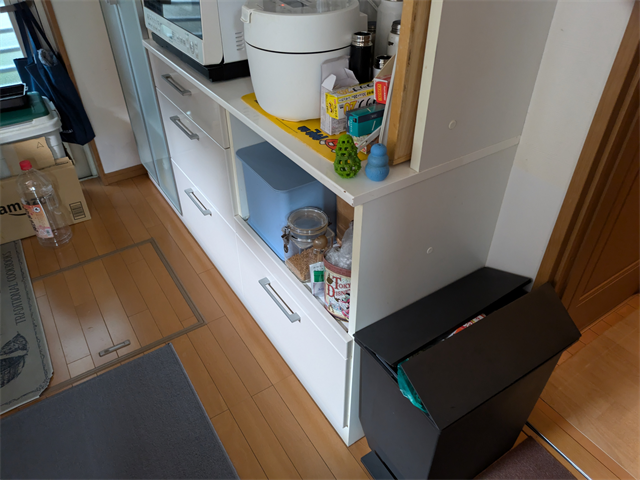 リフォーム前の床下収納庫の蓋