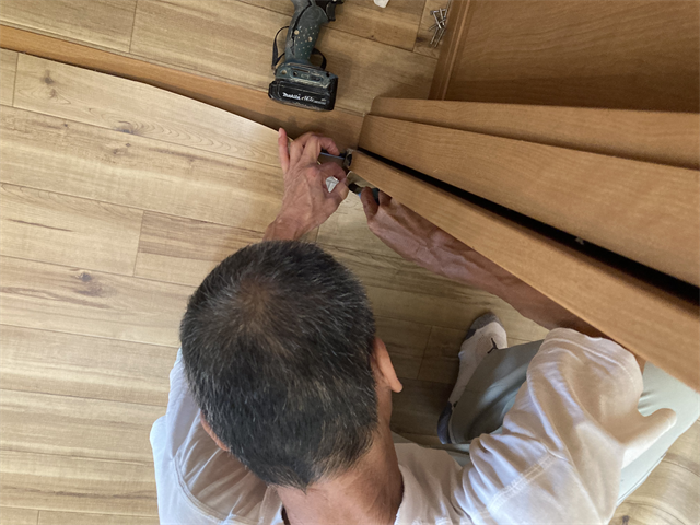 キッチン床の端部処理