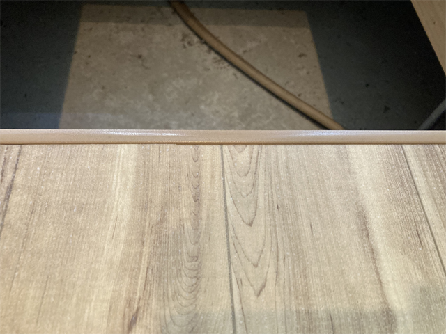 枠の縁部分の仕上がり