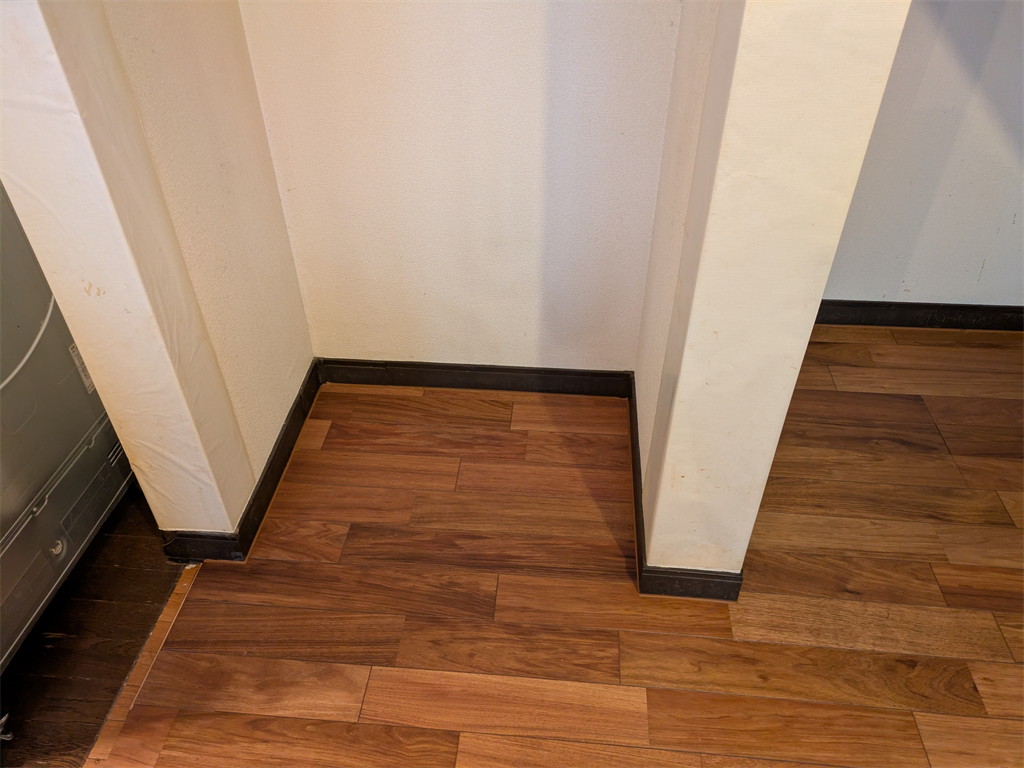 塞いだ床下収納庫