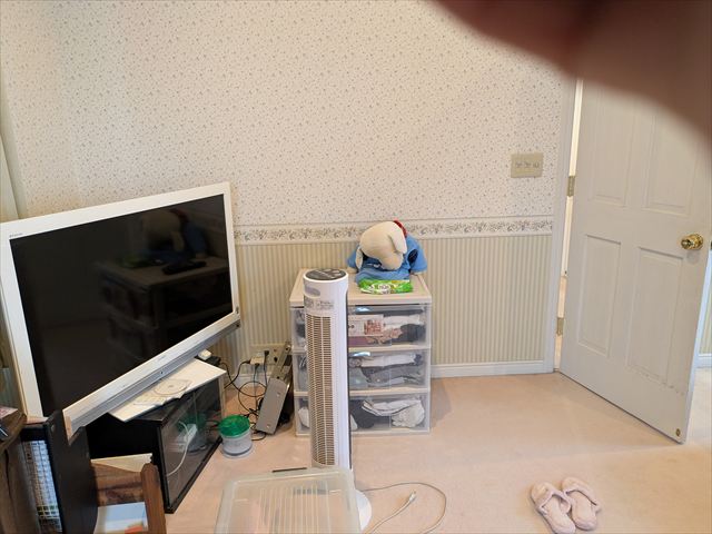 洋室に敷設されているカーペット