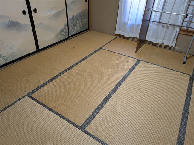 リフォーム後に戻した畳
