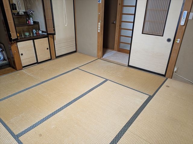 畳を戻して和室の床下補強完工