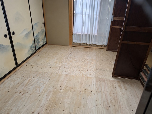 和室床下補強完工